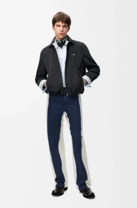 Zip-Up Jacket in Technical Cotton