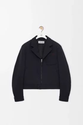 Zip-Up Jacket in Wool