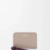 Zipped Coin Purse in Shiny Nappa Calfskin