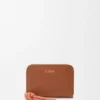 Zipped Coin Purse in Shiny Nappa Calfskin
