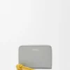 Zipped Coin Purse in Shiny Nappa Calfskin
