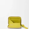 Zipped Coin Purse in Shiny Nappa Calfskin