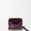 Zipped Coin Purse in Shiny Nappa Calfskin