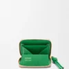 Zipped Coin Purse in Shiny Nappa Calfskin