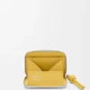 Zipped Coin Purse in Shiny Nappa Calfskin