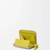 Zipped Coin Purse in Shiny Nappa Calfskin