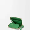 Zipped Coin Purse in Shiny Nappa Calfskin