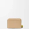 Zipped Coin Purse in Shiny Nappa Calfskin