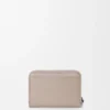Zipped Coin Purse in Shiny Nappa Calfskin
