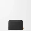 Zipped Coin Purse in Shiny Nappa Calfskin